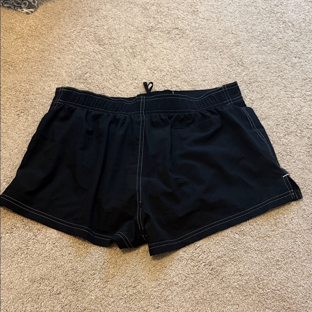 Black Women's Swim Shorts - Picture 2 of 4